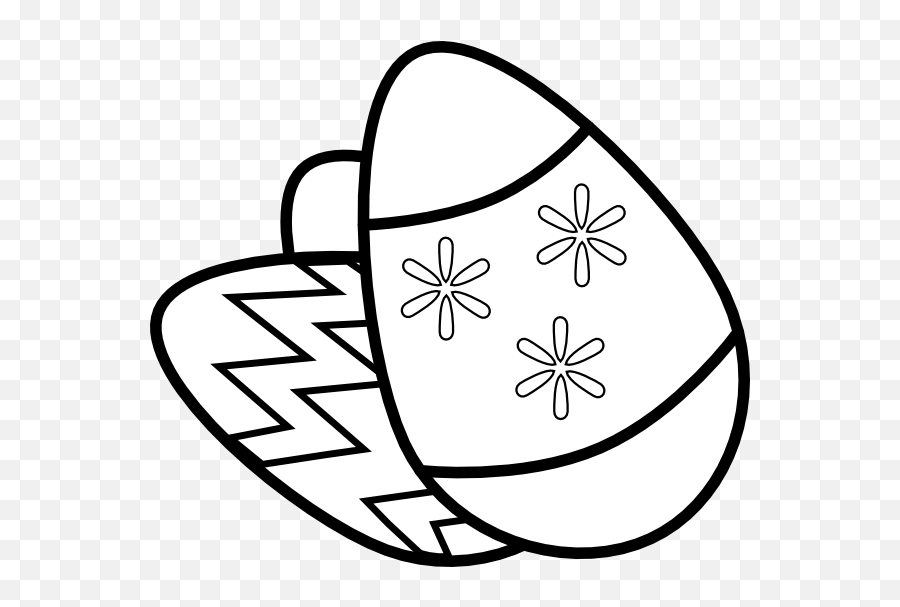 Easter Egg Hunt Svg Black And White - Black And White Easter Egg Clipart Png Emoji,Easter Clipart Black And White