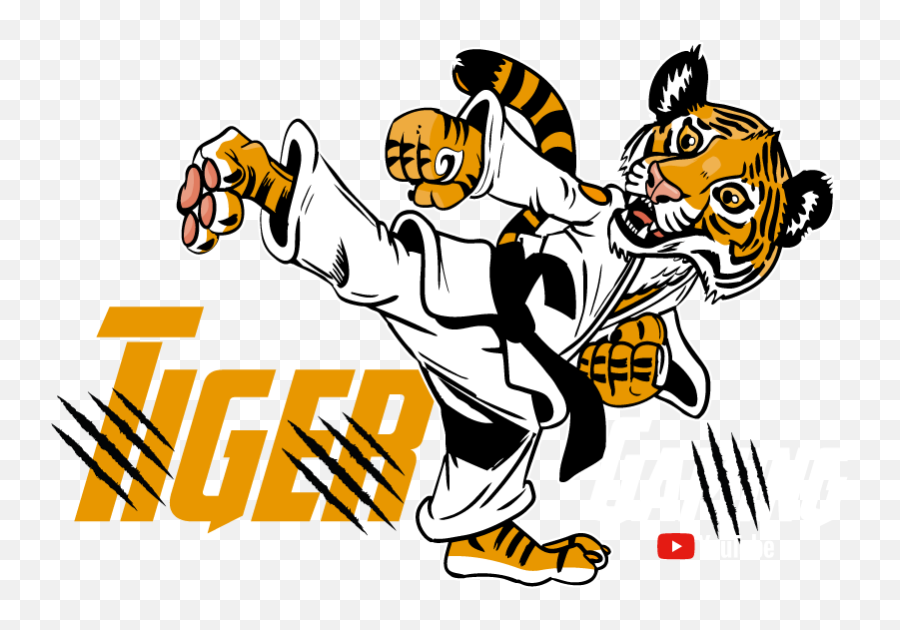 Tiger - Gaming Kids Youtube Gaming Videos Tiger Martial Art Logo Emoji,Youtube Gaming Logo
