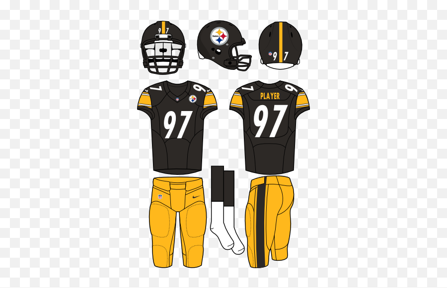 Pittsburgh Steelers Home Uniform - National Football League New Nfl Uniforms 2011 Emoji,Steelers Logo