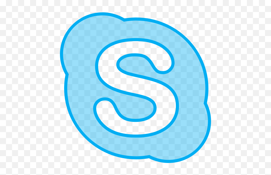 Line Skype Social Transparent Icon - Vertical Emoji,Skype Logo