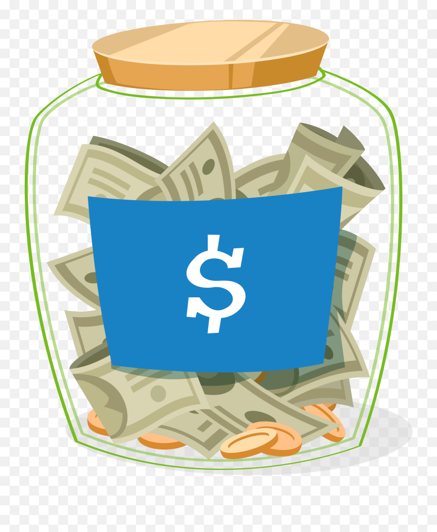 Death Money Clipart 9 Clip Art Jar - Money Saving Jar Saving Money Clipart Transparent Emoji,Money Clipart