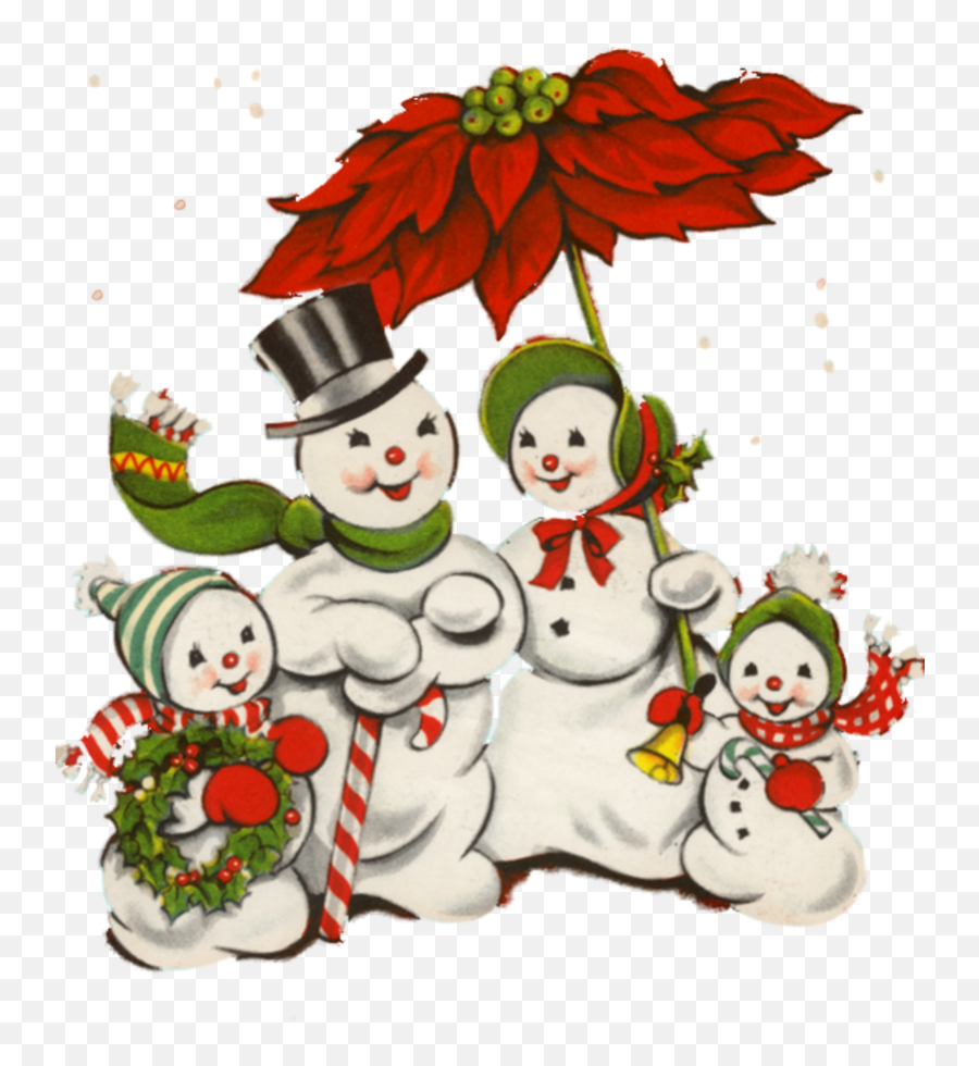 Some Really Cute Prints On This Page Maybe Print Some Out - Snowman Christmas Clipart Vintage Emoji,Xmas Clipart