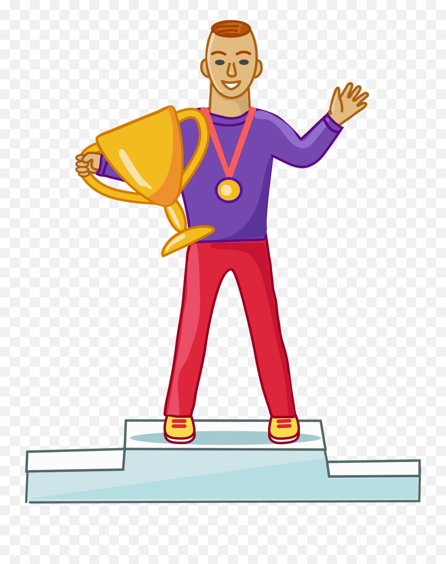 Trophy Winner Clipart - Trophy Winner Clipart Free Emoji,Winner Clipart