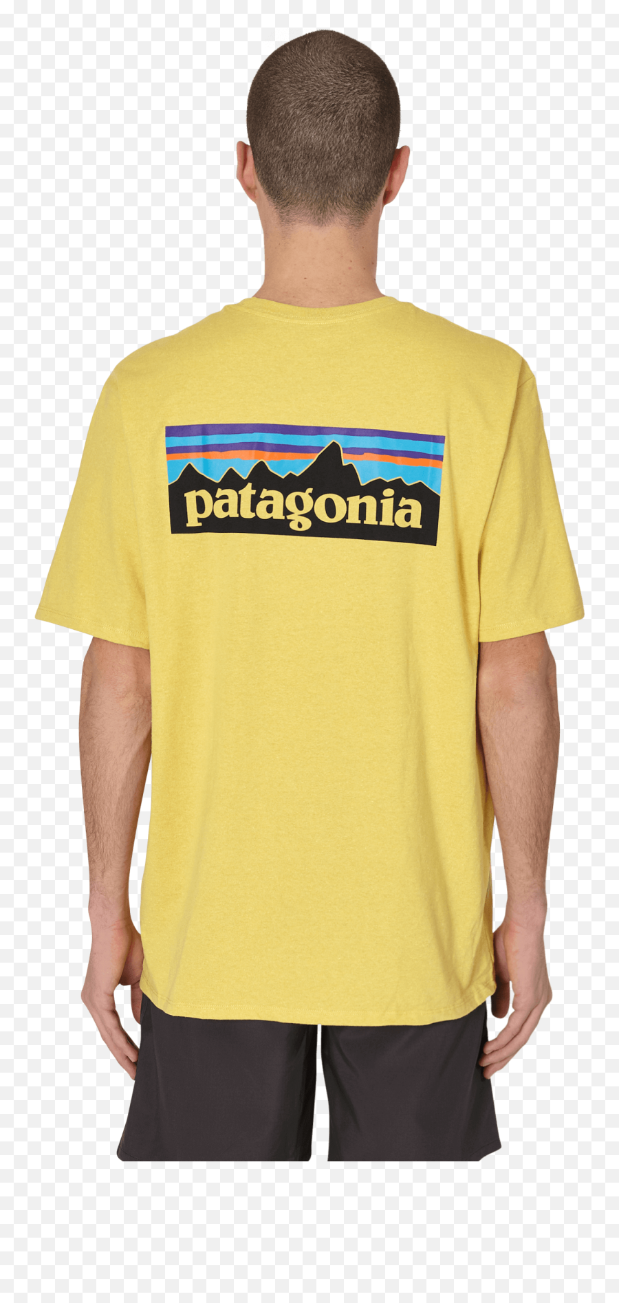 Yellow Patagonia T Shirt - Off 76 Rede Tech Unisex Emoji,Patagonia Logo Shirts
