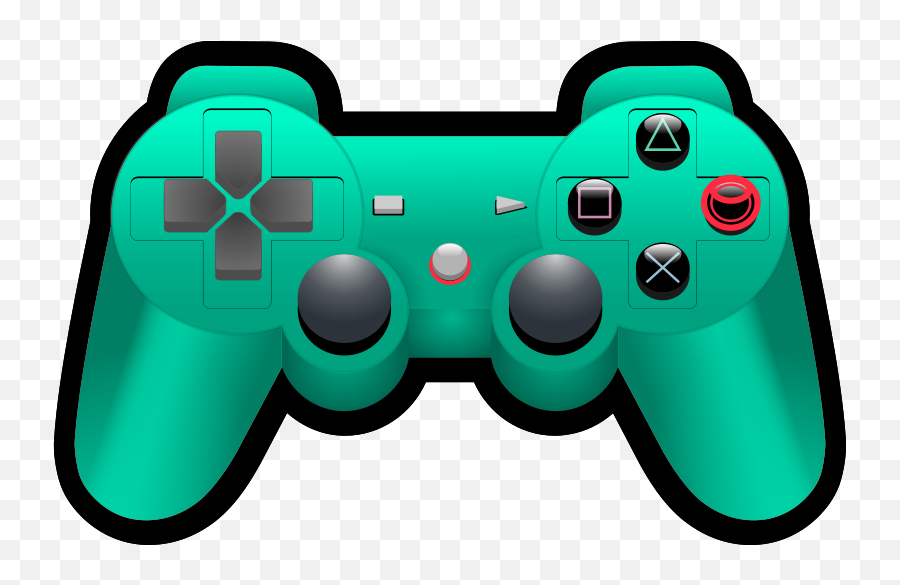 Color Playstation Controller Clipart - Game Controller Png Emoji,Controller Png
