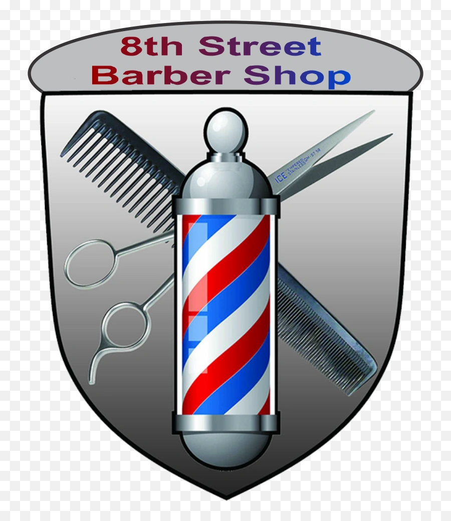 Barber Shop Pole Clipart - Barber Shop Emoji,Barber Pole Clipart