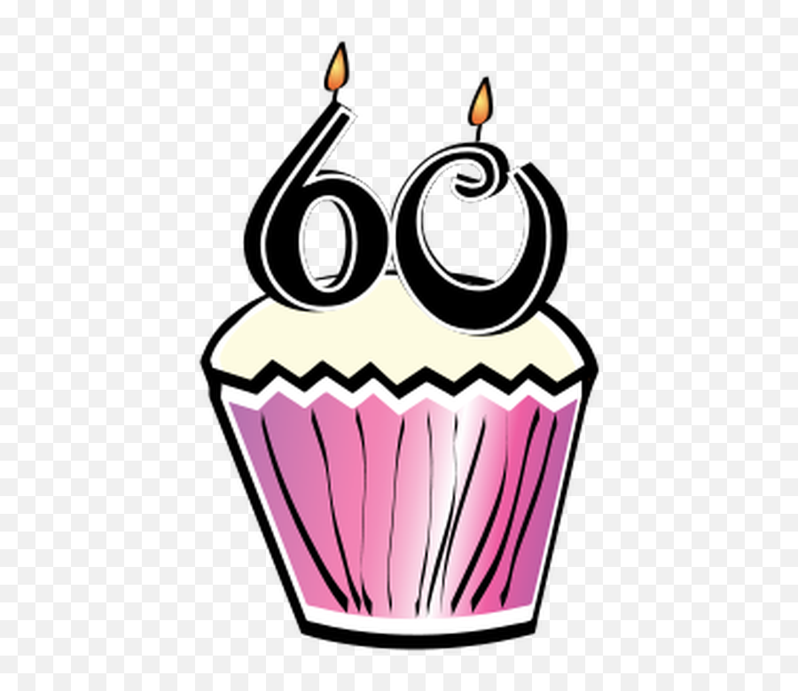 Happy 60th Birthday Clip Art - 60th Clipart Emoji,60th Birthday Clipart