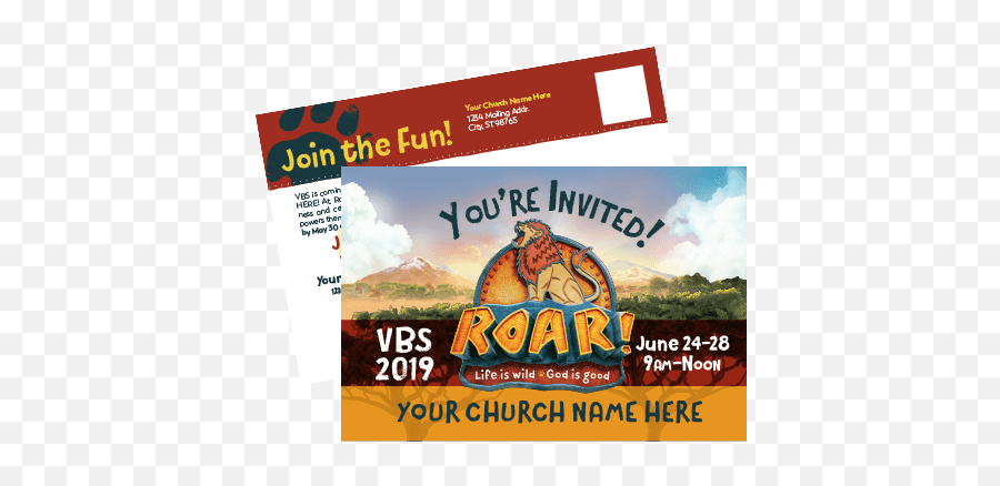 Roar Vbs 2019 - Vbs Roar Flyer Emoji,Lifeway Vbs 2019 Clipart