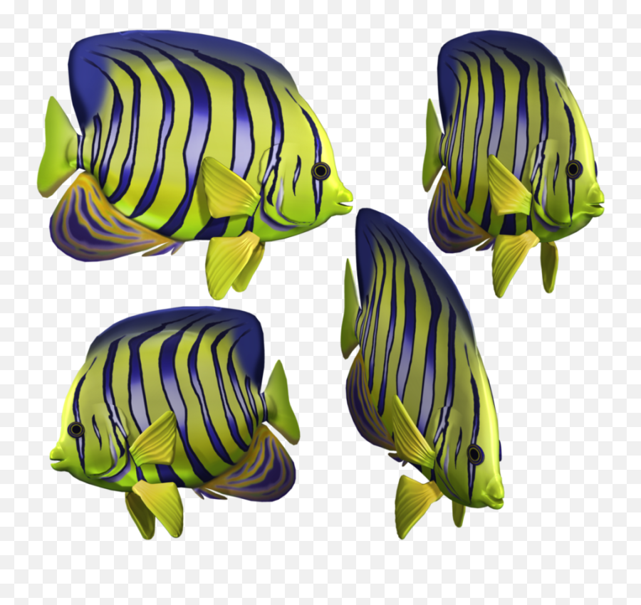 Download Angelfish Clipart Green Fish - Fish Emoji,Angelfish Clipart