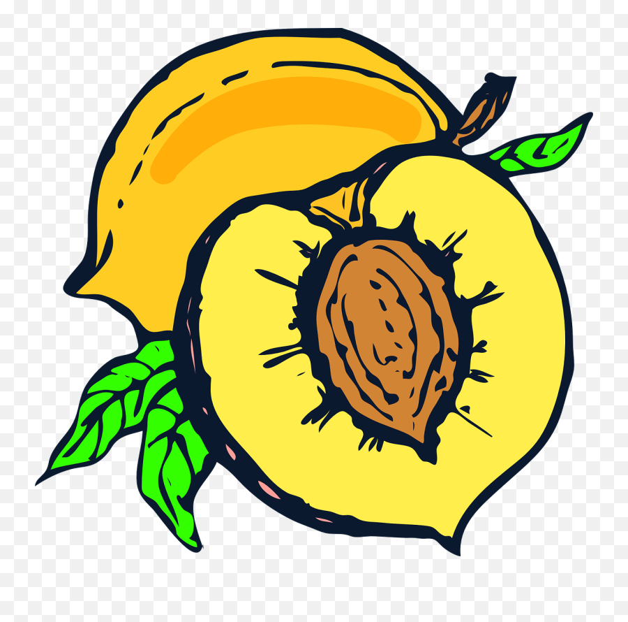 Peach Clip Art - Pit Clipart Emoji,Peach Clipart