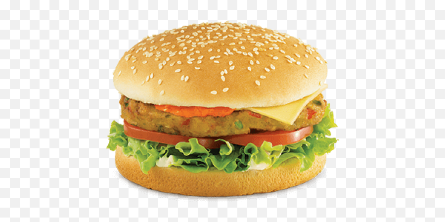 Veggie Burger Hamburger Vegetarian - Veggie Burger Png Emoji,Burger Png