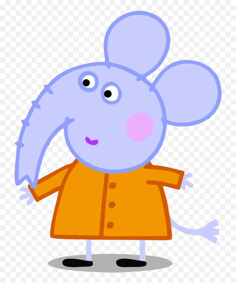 Check Out This Transparent Peppa Pig Elephant Friend Png Image - Elefante Peppa Pig Png Emoji,Friends Png