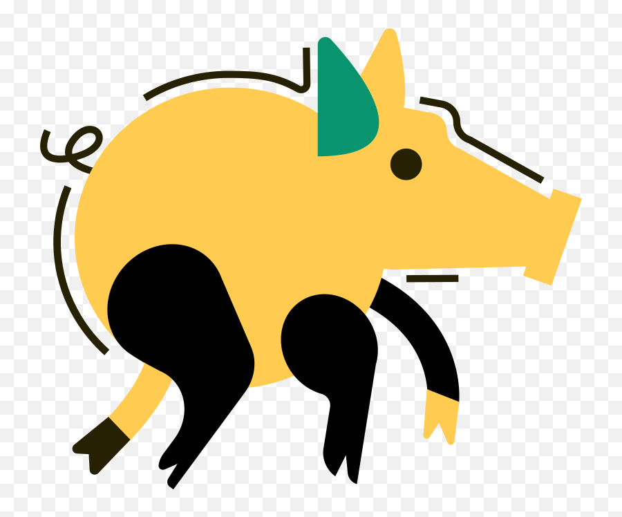 Pig Clipart Illustration In Png Svg Emoji,Flying Pig Clipart