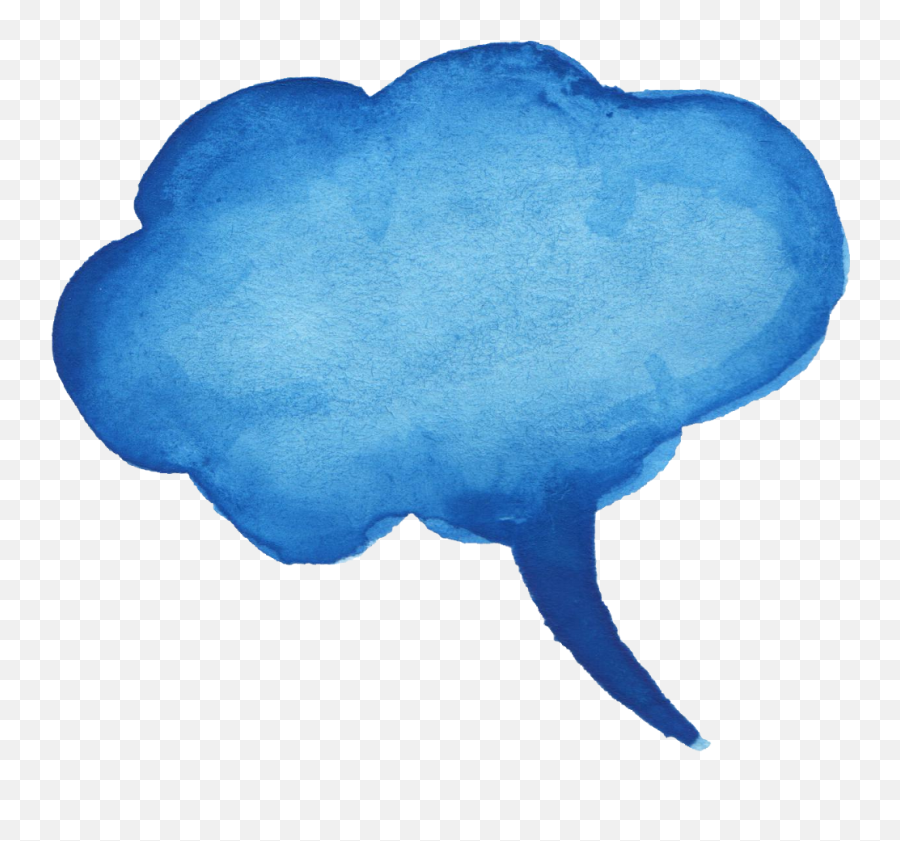 Voice Bubble Png - Speech Bubble Clipart Watercolor Emoji,Speech Bubble Png
