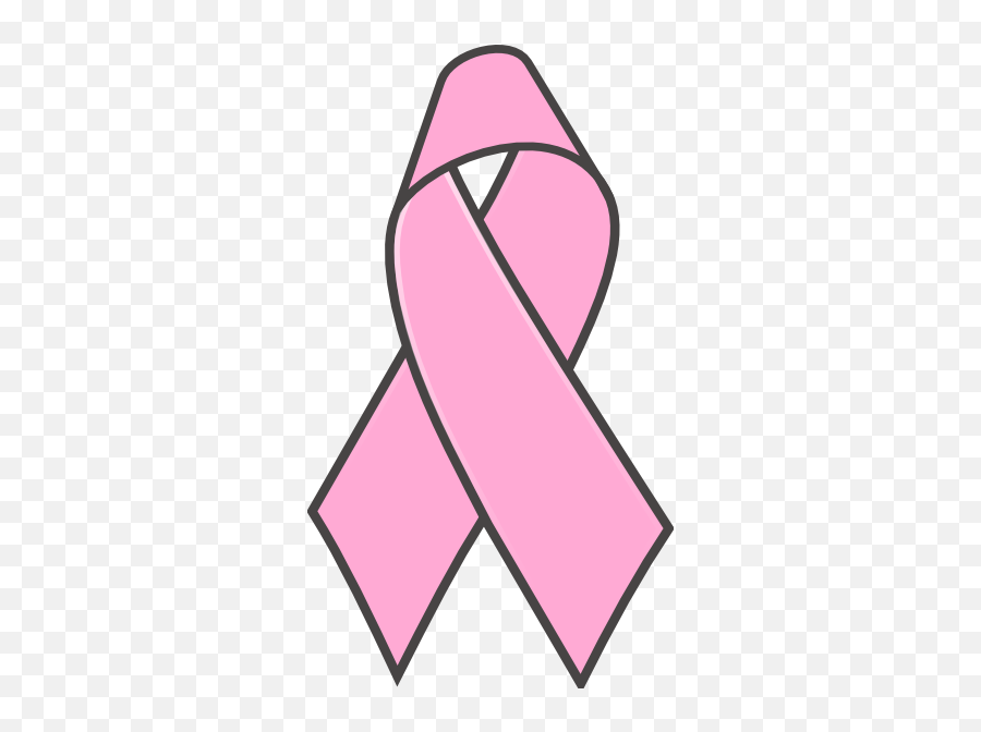 Breast Cancer Ribbon 2 Clip Art At - Cancer Awareness Ribbon Cartoon Emoji,Cancer Ribbon Clipart