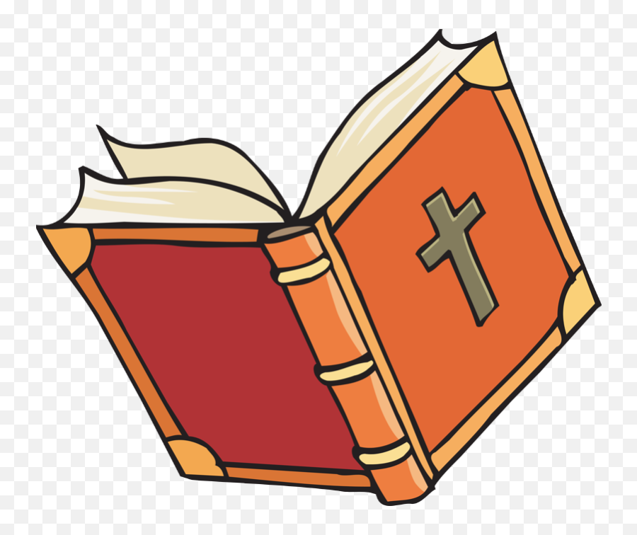 Library Of Open Bible With Cross Clipart Library Library Png - Bible Clipart Emoji,Bible Clipart