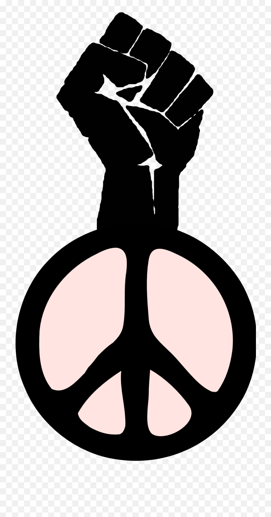 Closed Fist Symbol Clipart Best - Black Power Fist Peace Sign Emoji,Peace Sign Clipart