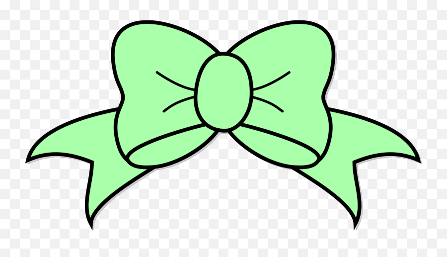 Use Seafoam Green Hair Bow Clipart - Clipart Hair Bow Cartoon Emoji,Hair Bow Clipart