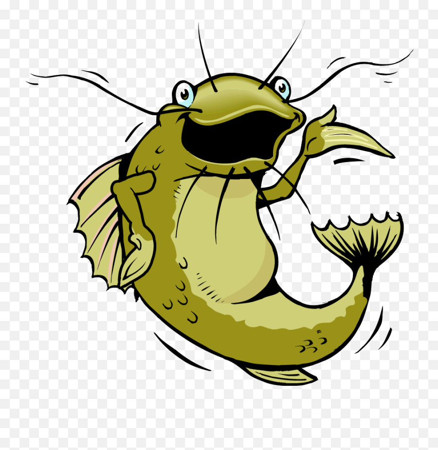 Catfish Clipart Free - Clipart Cartoon Catfish Emoji,Catfish Clipart