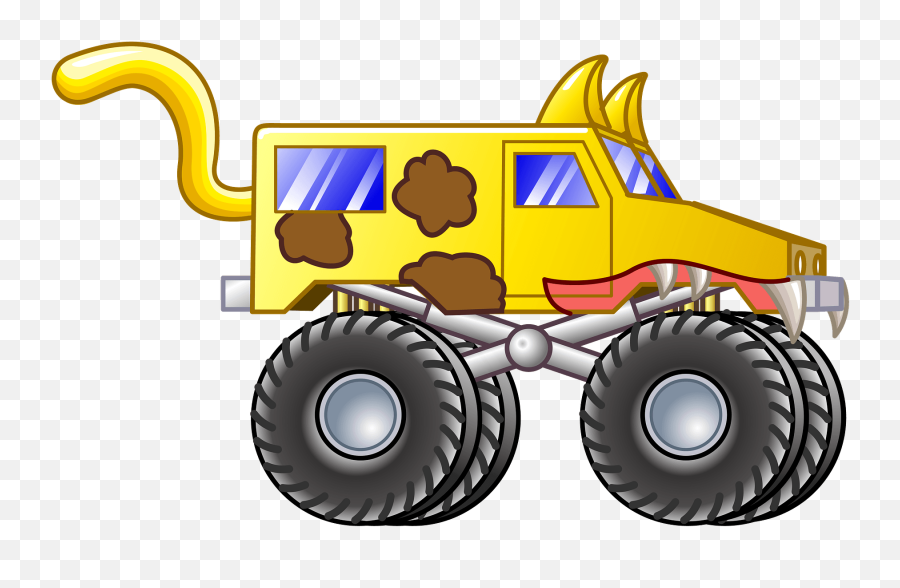 Wheel Motorsport Car Png Clipart - Monster Truck Clipart Emoji,Monster Truck Clipart
