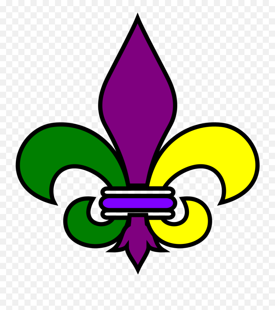 Helmet Clipart New Orleans Saints - Fleur De Lis Png Red Emoji,New Orleans Saints Logo