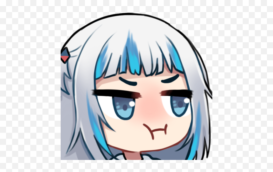 Spooky Meg On Twitter Chibi Anime Kawaii Anime - Gura Stickers Emoji,Wave Emoji Png