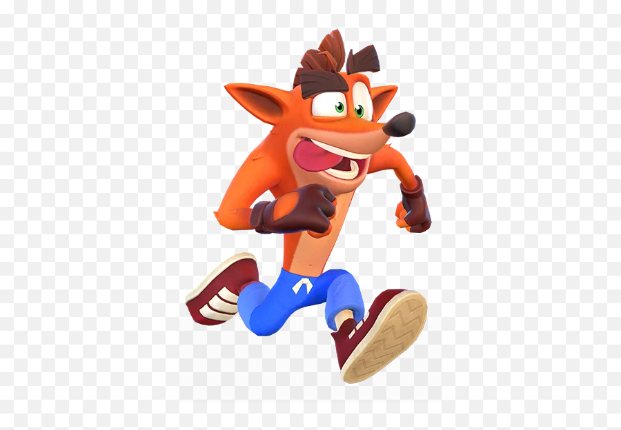 Mightywolf - Crash Bandicoot On The Run Png Emoji,Run Png