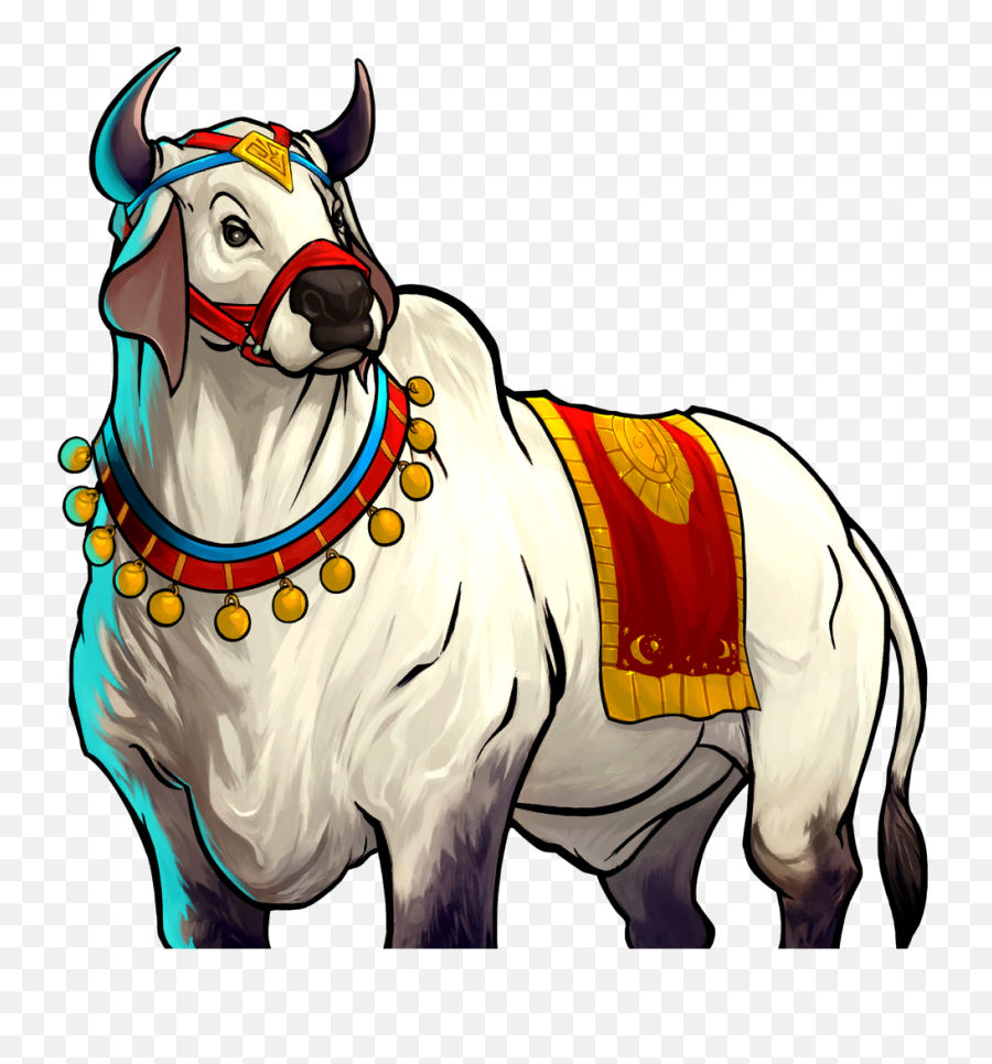Festival Cow - Festival Cow Png Emoji,Cow Png