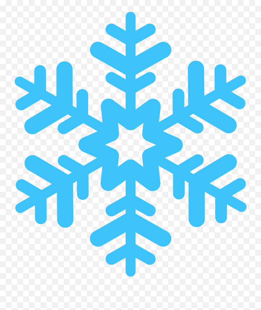 Snowflake Clip Art - Snowflake Clipart Png Emoji,Snowflake Clipart