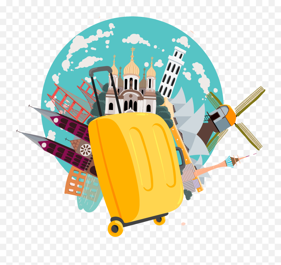 Tour Travel Png Vectors - Tours And Travels Png Clipart Clipart Travelling Png Emoji,Travel Clipart