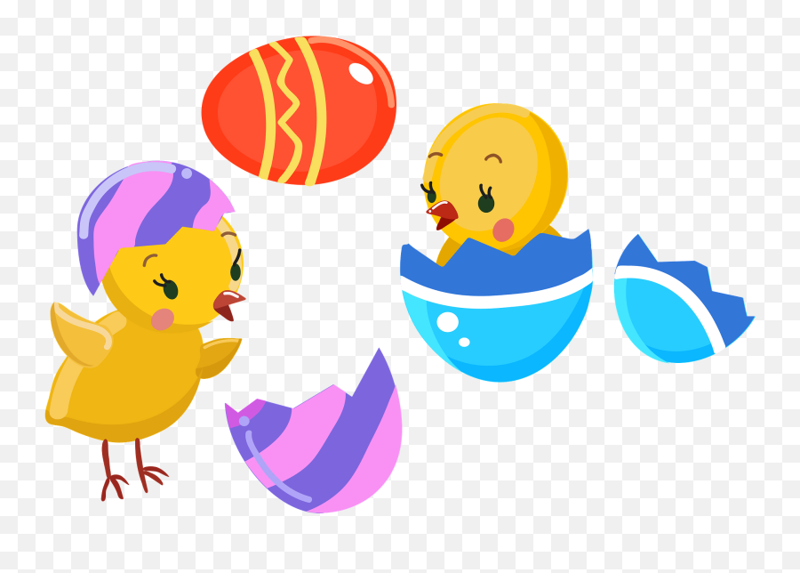 Easter Chicks Clipart Free Download Transparent Png - Happy Emoji,Easter Chick Clipart