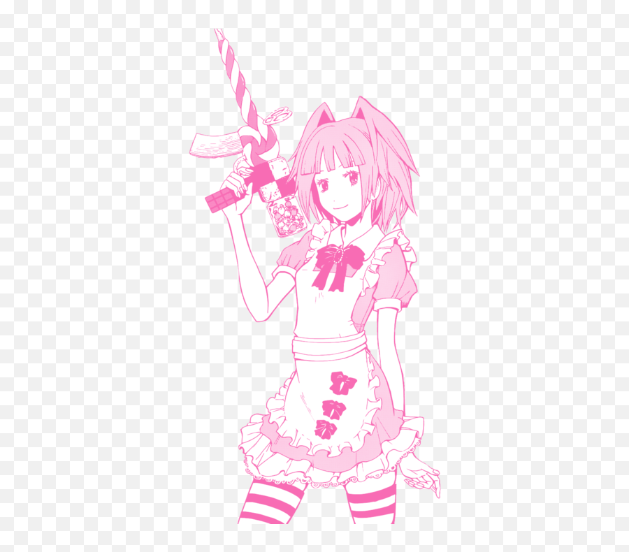 Tumblr Pink - Anime Girl Pastel Png Transparent Png Emoji,Tumblr Girl Png