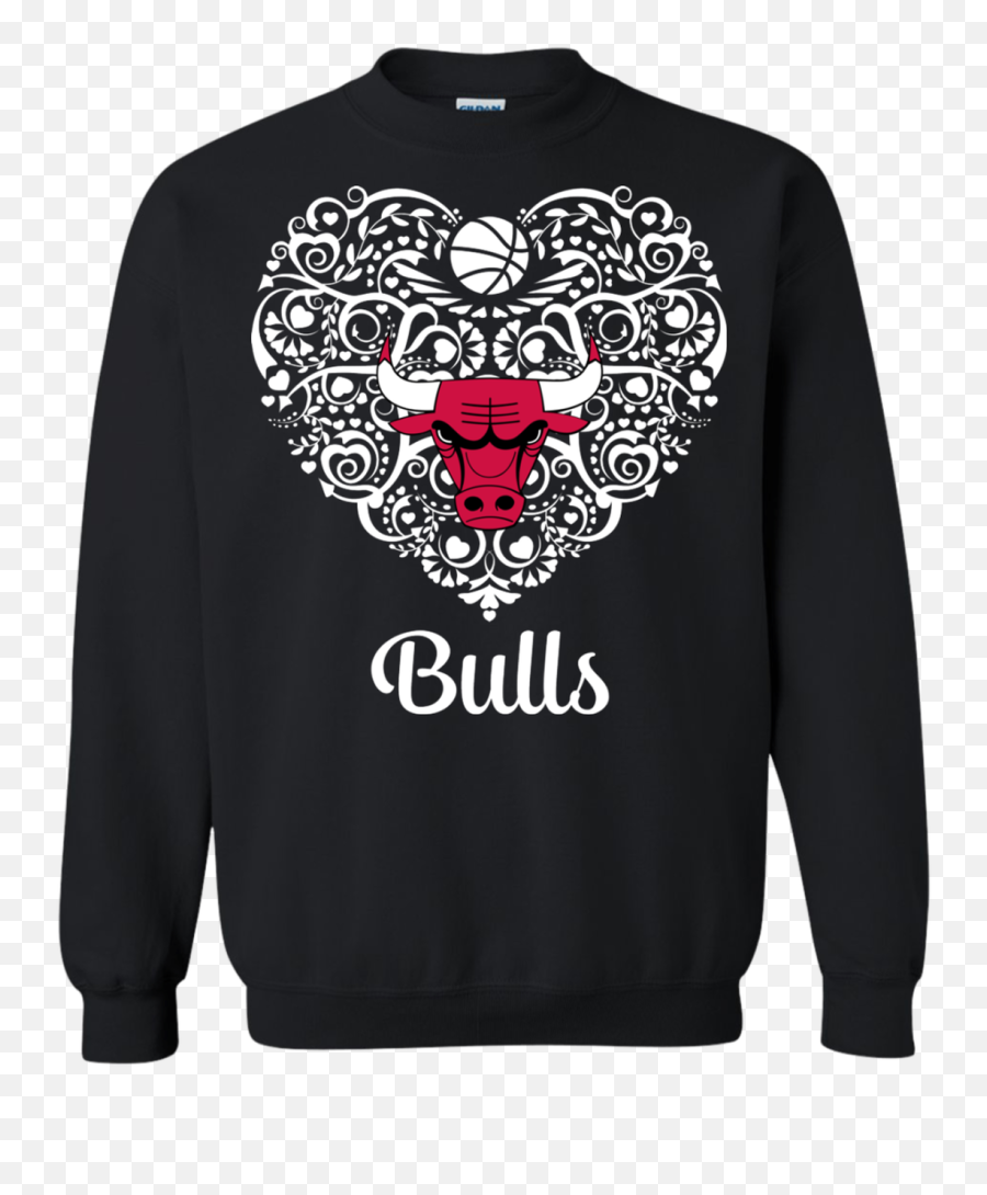 Fabulous Chicago Bulls Basketball - Lace Heart With Logo Tshirt Sweatshirt Emoji,Chicago Bulls Logo Transparent