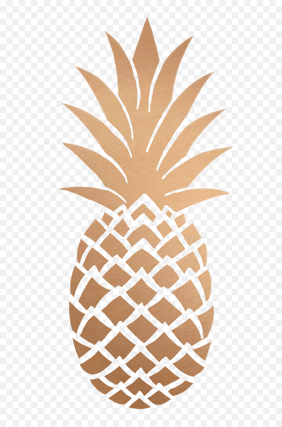 Rose Gold Pineapple Png Image With No Emoji,Pineapple Png Tumblr