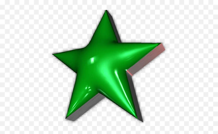 Filestar Green 3dpng - Wikimedia Commons Emoji,3d Star Png