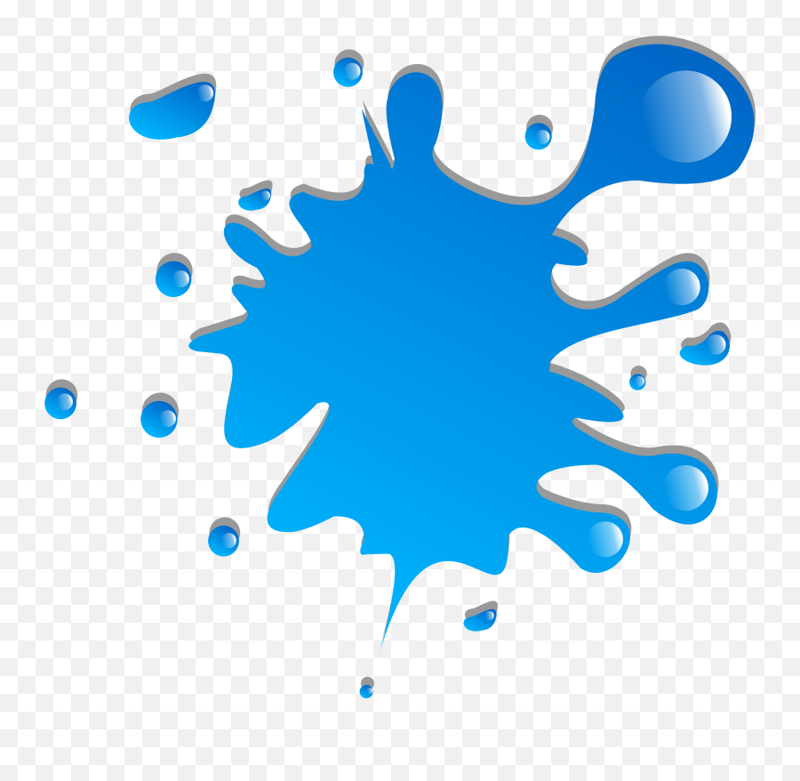 Blue Painting Color Enchajari Guia Comercial Turquoise Emoji,Blue Paint Splatter Transparent