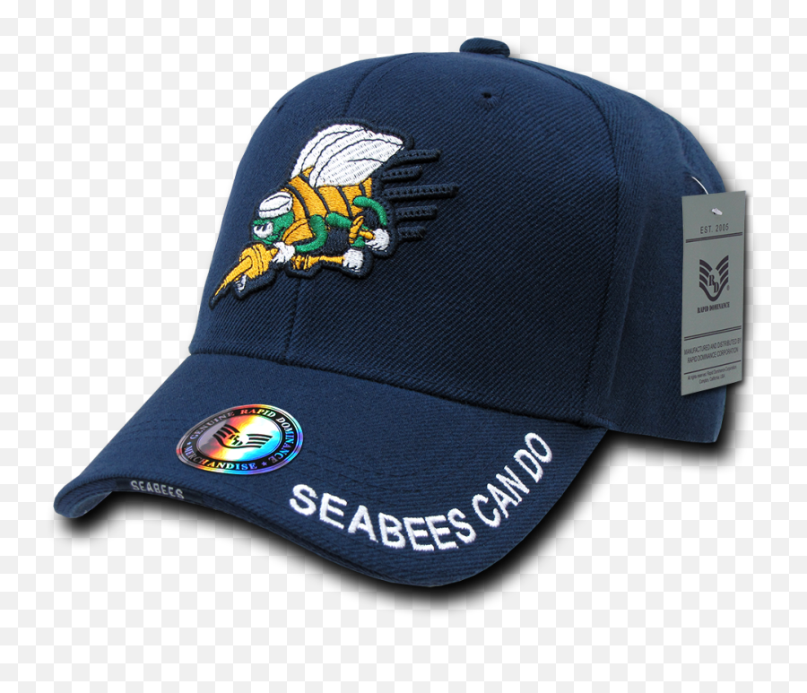 Us Navy Seabees Cap - For Baseball Emoji,Seabee Logo