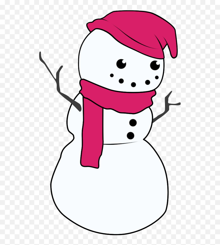 Winter Snowman Clipart - Snowman Without Nose Emoji,Snowmen Clipart