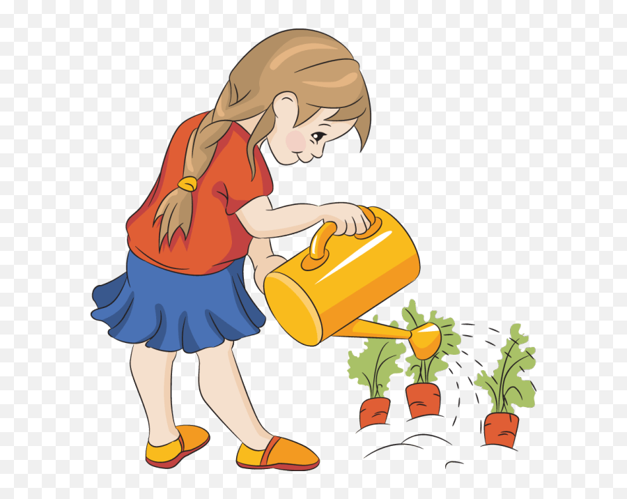 Free Woman Planting Cliparts Download Free Clip Art Free - Water The Plants Clip Art Emoji,Plant Clipart