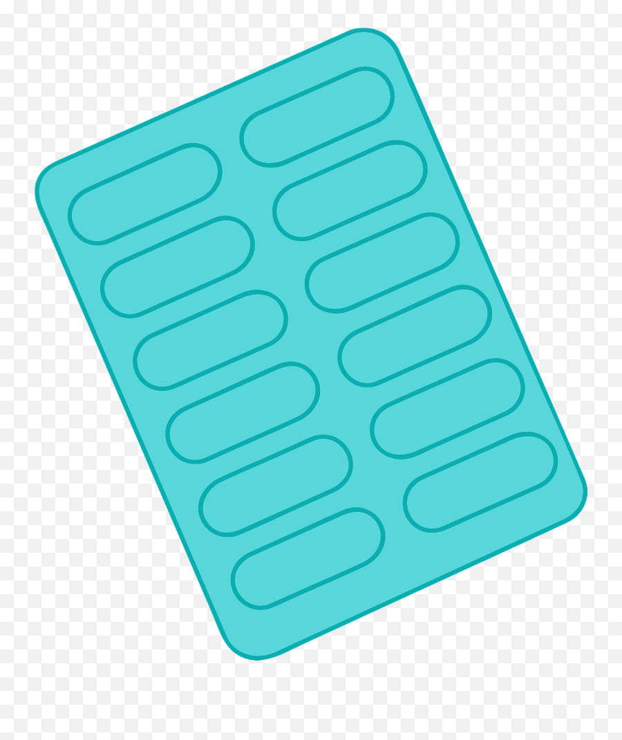 Blister Of Pills Clipart - Solid Emoji,Pills Clipart