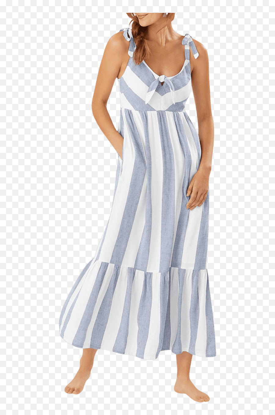 Rugby Beach Stripe Maxi Dress - Sleeveless Emoji,Tommy Bahama Logo