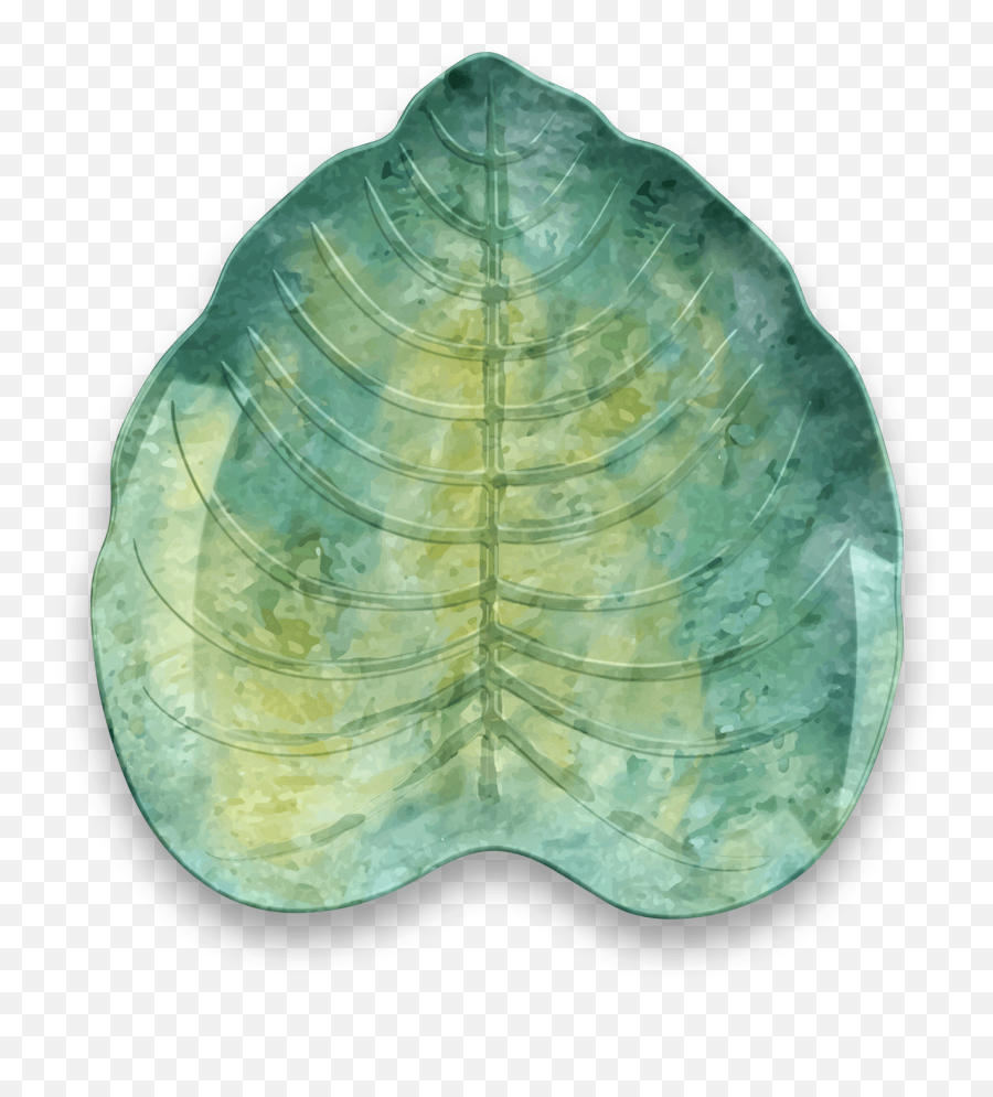 Palermo Tropical Leaf Plate - Made Of Bamboo Powder U0026 Melamine Plate Emoji,Tropical Leaf Png