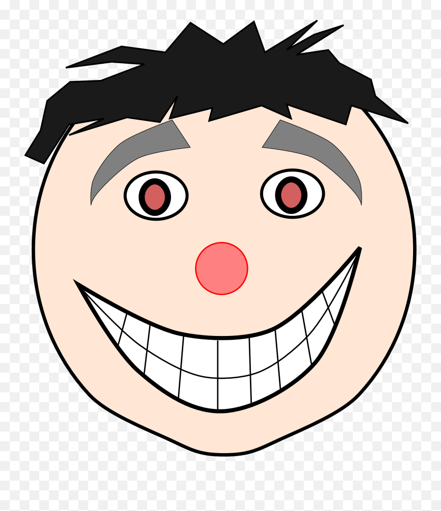 Happy Face Clipart Free Download Transparent Png Creazilla - Clip Art Face Emoji,Happy Clipart