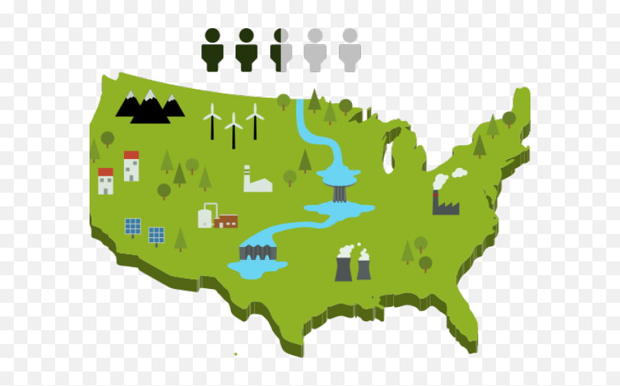 Pollution Clipart Unhealthy Environment Full Size Png - Cyberpunk Usa Map Emoji,Pollution Clipart