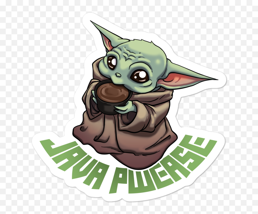Andy Mcfly Baby Yoda Pwease - Yoda Emoji,Baby Yoda Png