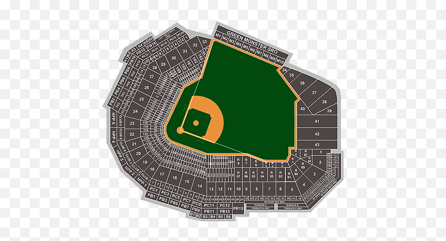 Boston Red Sox Vs - Fenway Park Seating Chart Ticketmaster Emoji,Fenway Park Logo