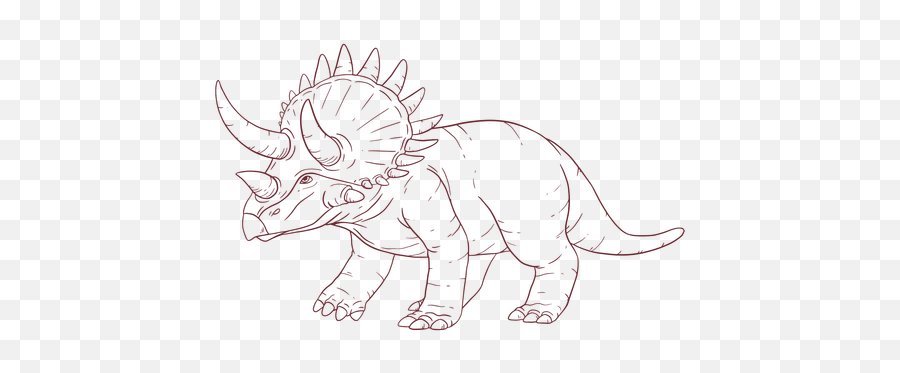 Transparent Png Svg Vector File - Triceratops Como Desenhar Dinossauro Emoji,Triceratops Png