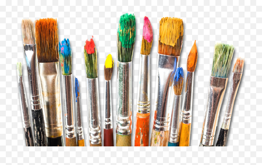 Paint Brushes Png - Transparent Background Paint Brushes Clipart Emoji,Paint Brush Png