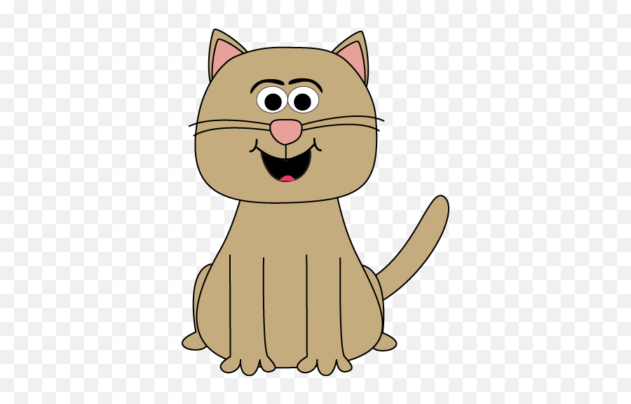 Cartoon Cat Clip Art - Cartoon Cat Image Emoji,Cat Eyes Clipart