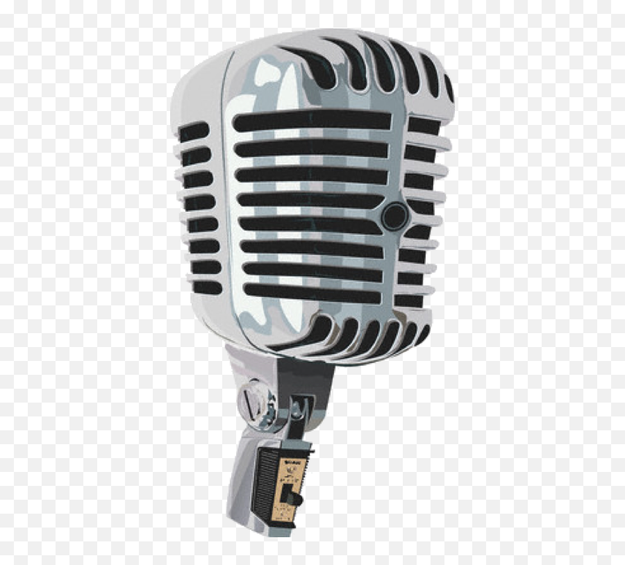 Source - Old Fashioned Microphone Full Size Png Download Emoji,Old Microphone Png